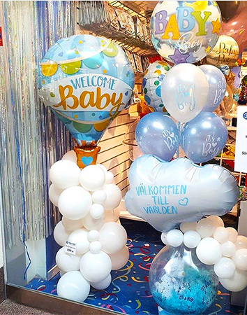 Gender Reveal Party Decor, Snickerplum's Party Blog